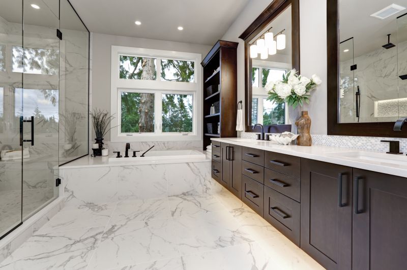 Master Bathroom with Custom Storage